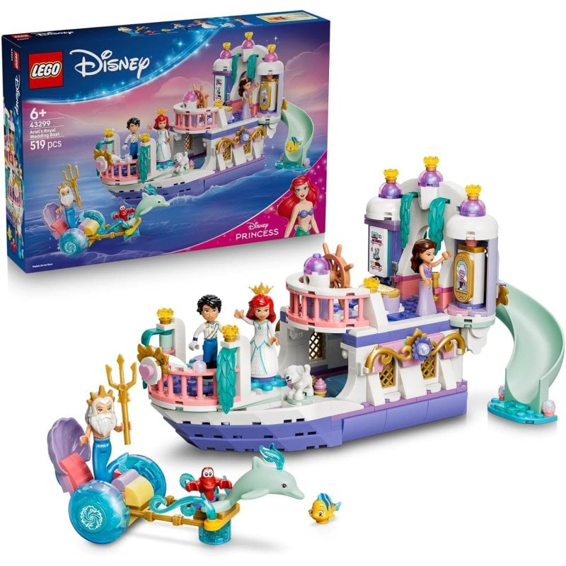 LEGO Disney Princess Bateau De Boda De Ariel 43299 519 Teile