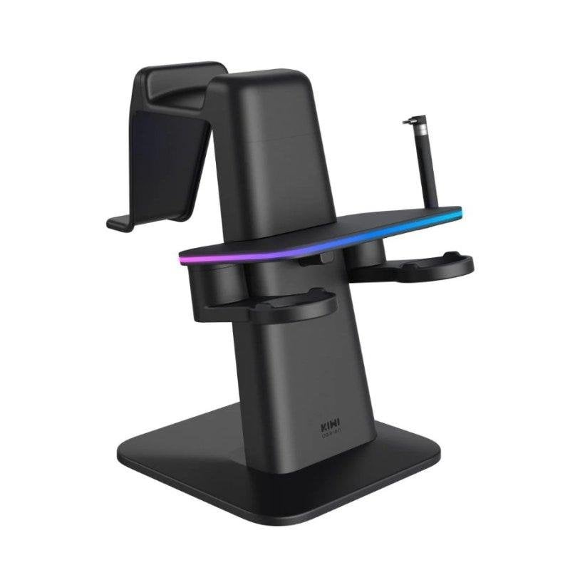 Soporte de carga vertical KIWI Design para Meta Quest 3/2/Pro RGB magnético