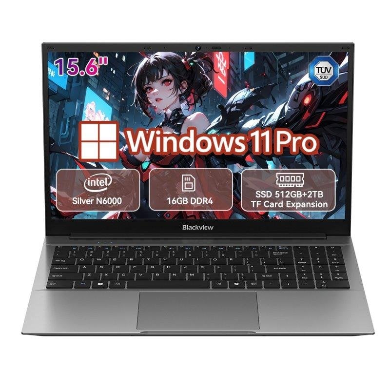 Portátil Blackview AceBook 5 15,6" Intel Pentium Silver N6000 16GB 512GB SSD Gráficos Intel Windows 11 Pro