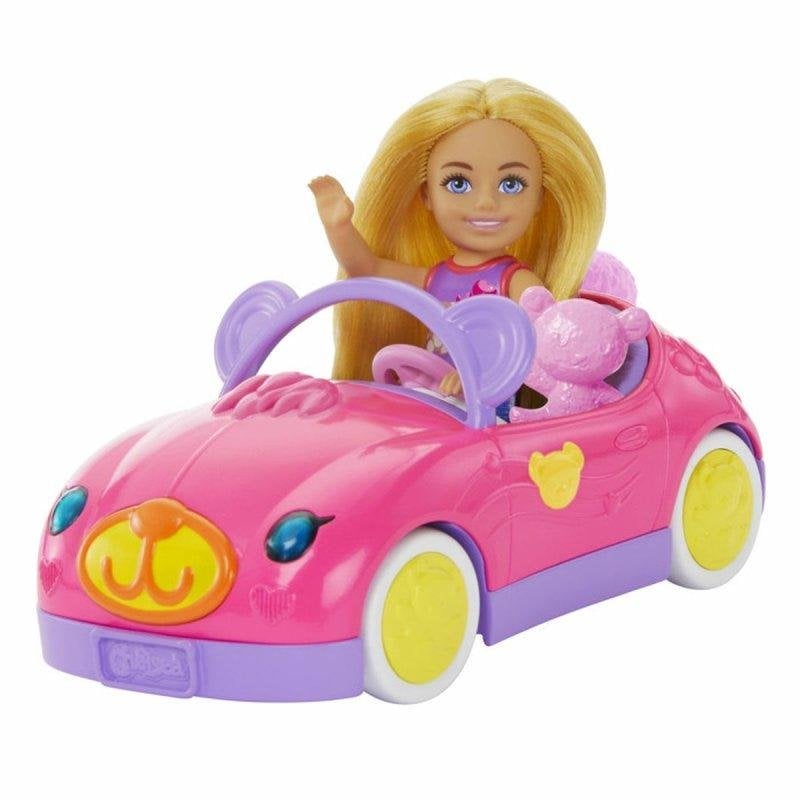 Coffret Poupée Chelsea Mattel HXN05 – Cabriolet Ours en Peluche et Peluche - vue 5