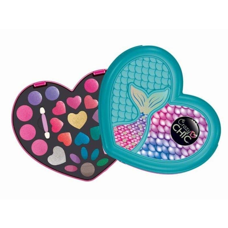 Clementoni Crazy Chic Maquillage Sirene Fards À Paupieres, Brillant À Levres Et Applicateurs Dès 6 Ans