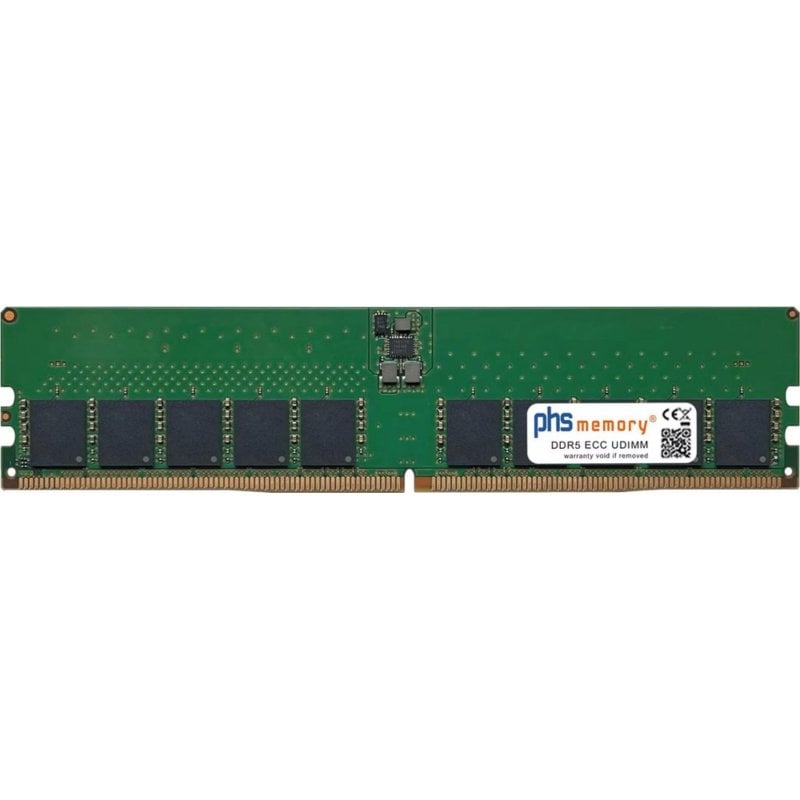 Memória RAM PHS-memory SP623987 32GB DDR5 5600MHz ECC Server 288 pinos