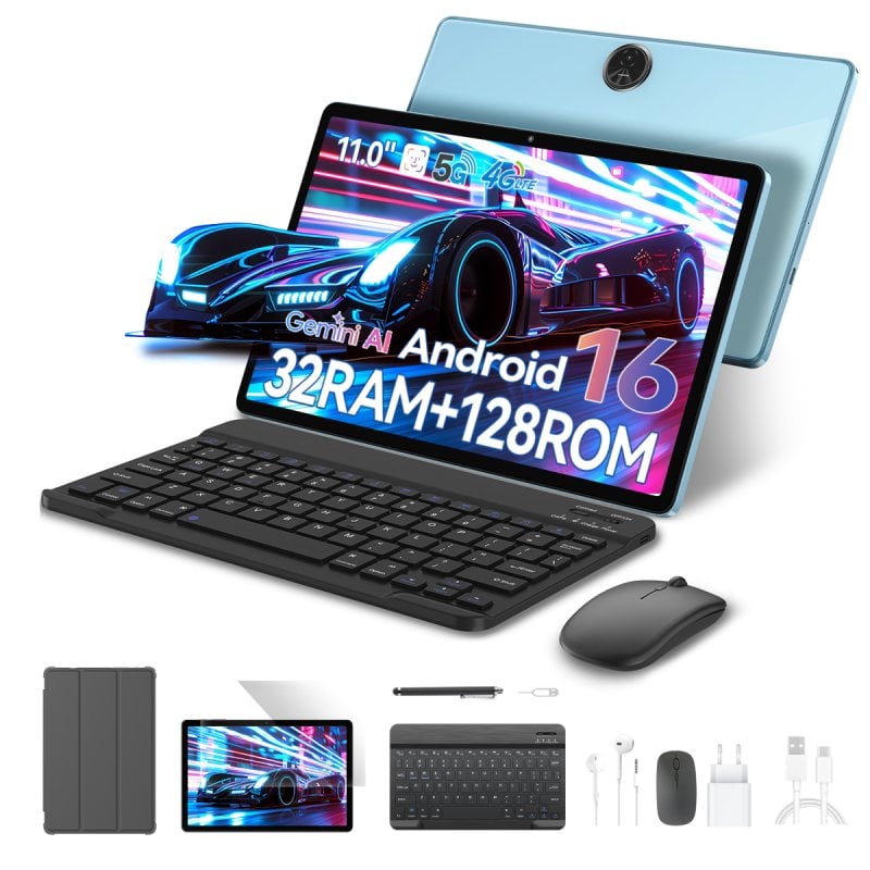 Tablet Blackview Zeno 5 WiFi 11" 8GB 128GB Azul