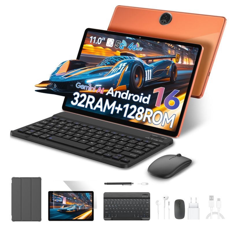 Tablet Blackview Zeno 5 WiFi 11" 8GB 128GB Naranja