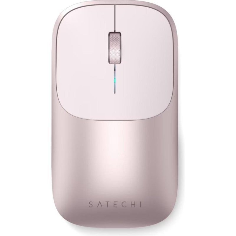 Ratón Satechi Slim EX Bluetooth 5.3 1200 DPI Rosa Blush Multisync