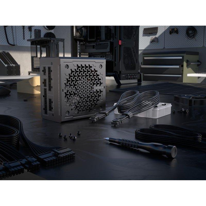 Alimentation PC CORSAIR RM1000e 3e génération ATX 3.1 PCIe 5 Platinum Neuf - vue 5