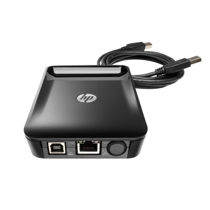 HP Jetdirect LAN interner Netzwerkdruckserver Ethernet IPv4/IPv6 schwarz