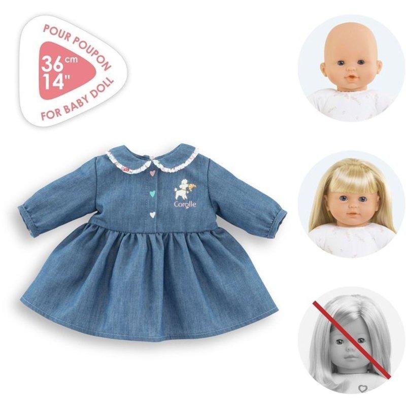 Vêtement Corolle 9000141710 – Robe Week-End à Paris pour Poupon 36cm - vue 2