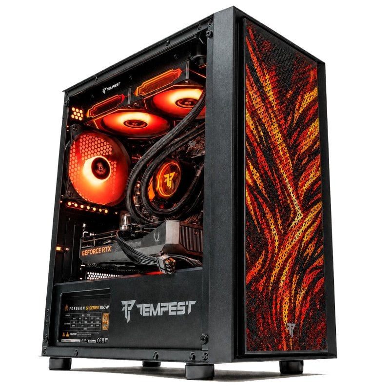 PcCom Ready Intel Core i7-14700KF / 32GB / 2TB SSD / RTX 5060 V4 / Windows 11 Home - Fire