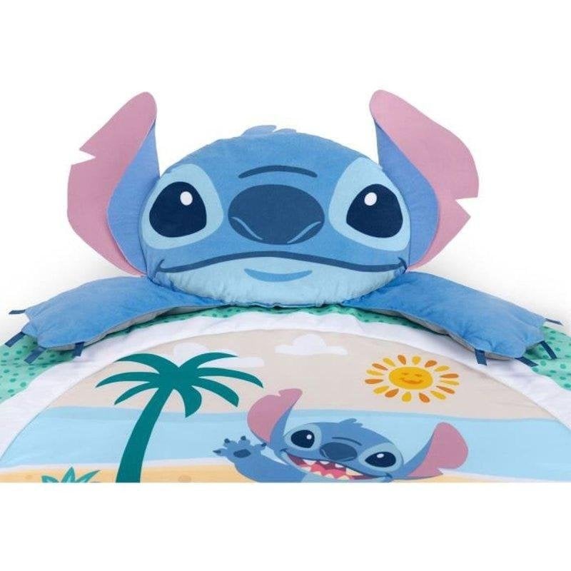 DISNEY BABY STITCH Tapis de sol éveil bébé évolutif arche avec jouets sensoriels peluche miroir coussin Stitch hochet - vue 3