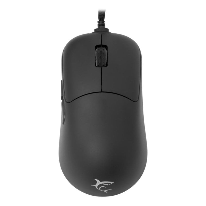 Rato White Shark GRAPHENE Ambidestro USB Type-A + PS/2 12400 DPI Preto