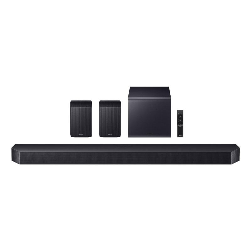 Barra de Sonido Samsung Q990H 11.1.4 756W Bluetooth WiFi Dolby Atmos Noire