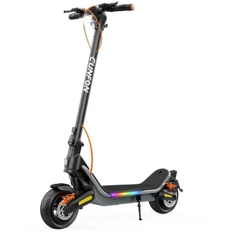 Elektroroller CUNFON RS500 500W Reichweite 55km 9,5" Reifen Scheibenbremsen Grau