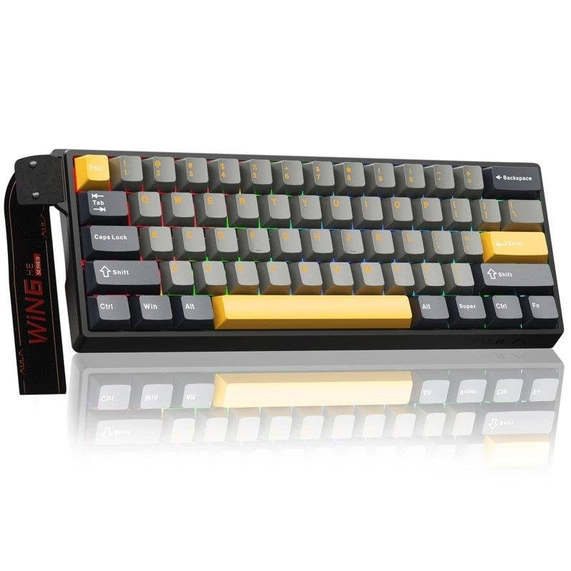 Clavier Aula Win60 He Max Magnétique 60% Compact RGB 8000Hz Rapid Trigger