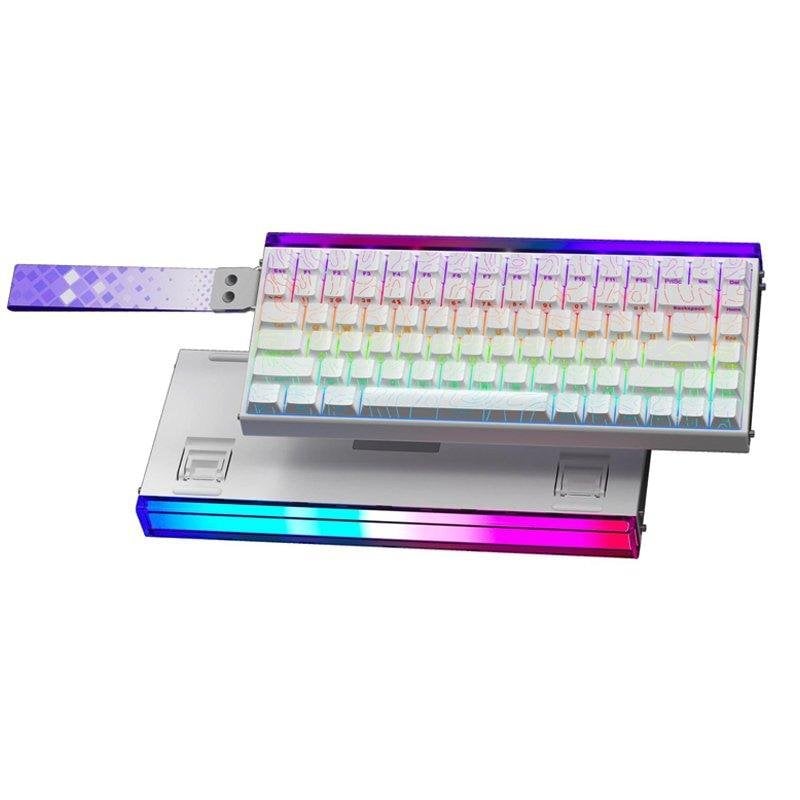 Teclado Aula Hero 84 HE Hall Effect Magnético 75% Compacto RGB Hot-Swappable