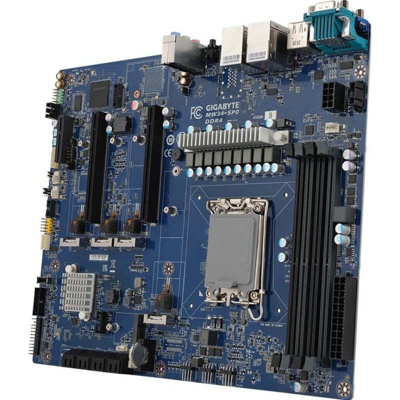 Motherboard Gigabyte MW34-SP0 Intel W680 LGA1700 DDR4 ATX Sem WiFi