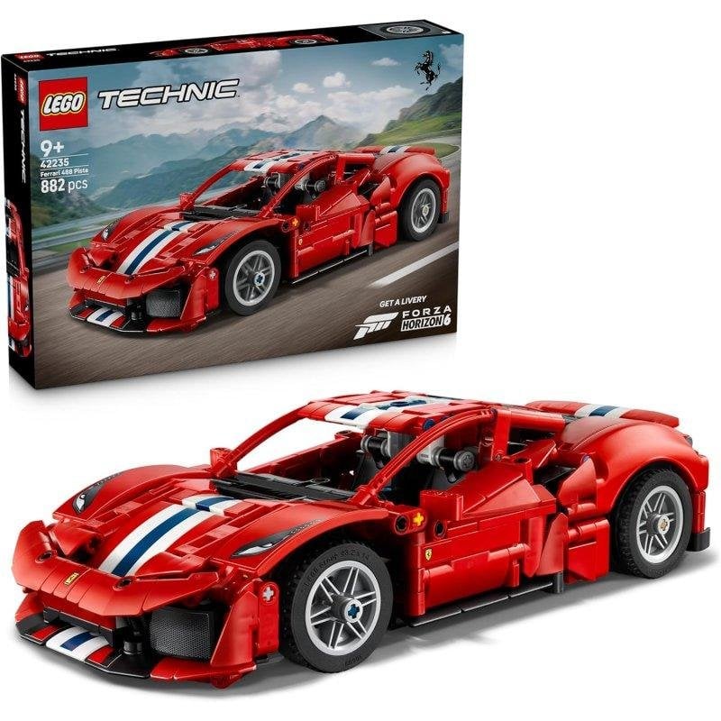 LEGO Technic Coche Ferrari 488 PISTA 42235 882 pièces
