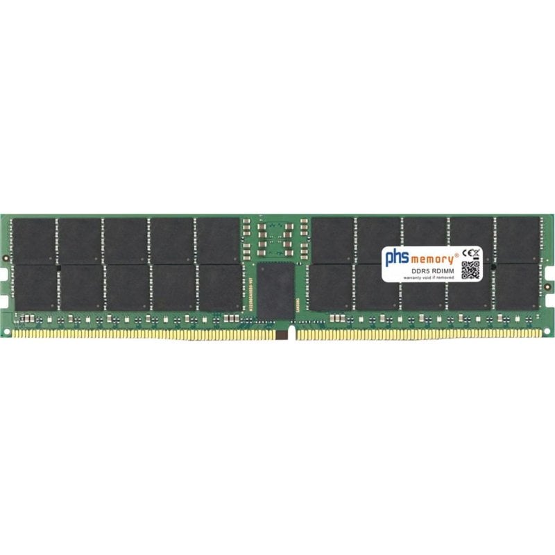 Memoria RAM PHS-memory MSI 32GB 1x32GB DDR5 6400MHz ECC Registered DIMM