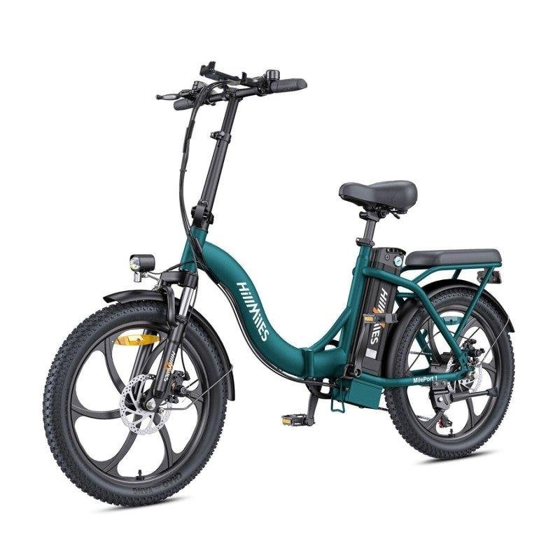 Bicicleta eléctrica HillMiles MilePort 1 250W 36V13Ah 20" verde