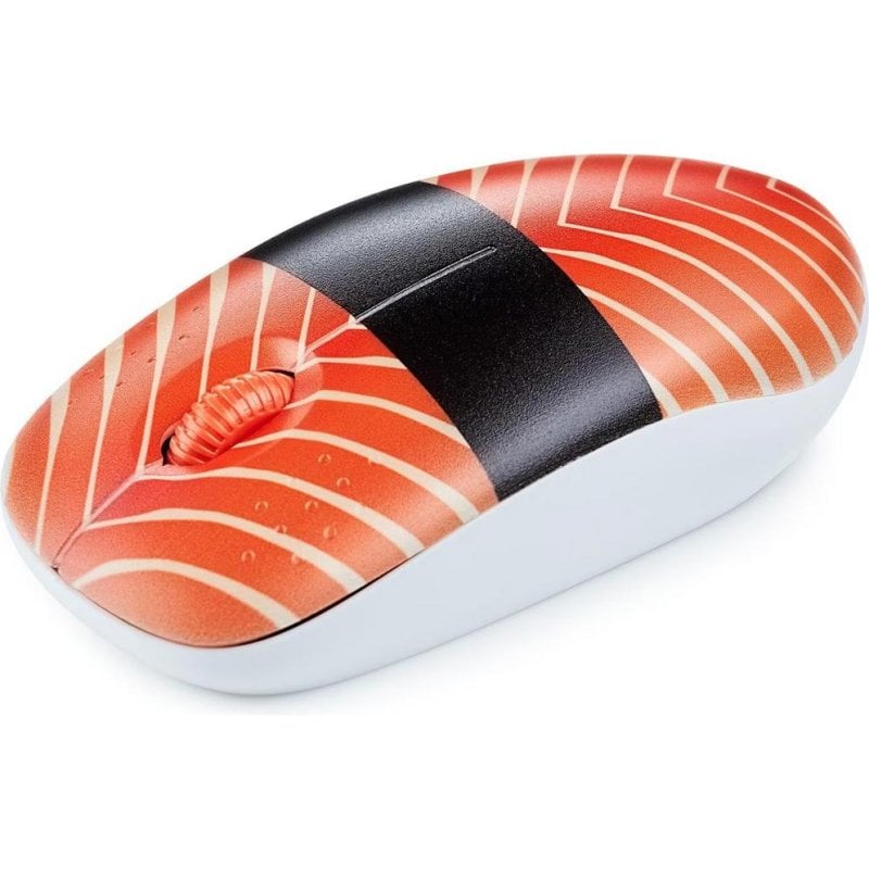 Ratón Mustard Sushi Mouse inalámbrico 1600 DPI multicolor con scroll