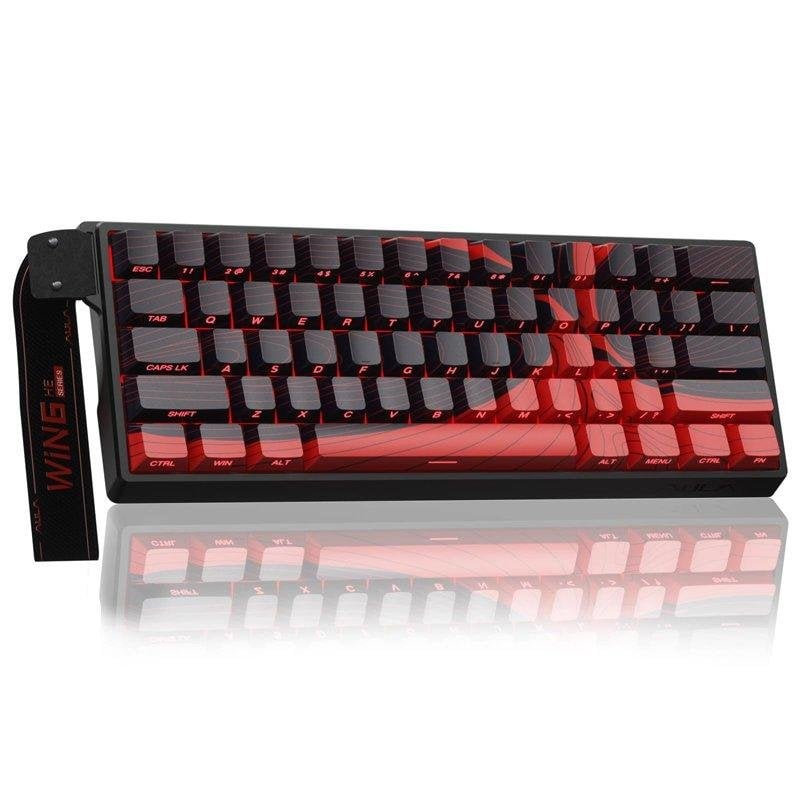 Teclado Aula WIN60 HE MAX Hall Effect Magnético compacto 60% 8000Hz RGB