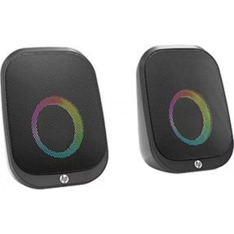 Colunas HP PC Bluetooth 6W com iluminação de fundo USB