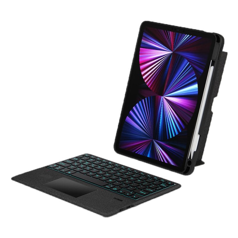 Royal Bailey Yj209 Funda Con Bluetooth Teclado Para Ipad 10th(2022)10.9 Negro