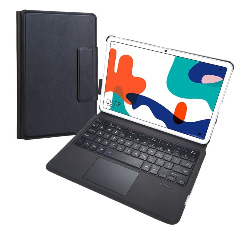 Royal Bailey T1064 Funda Con Bluetooth Teclado Para Huawei Matepad 10.4"/c5 10.4"/honer V6 10.4"/v7 10.4" Negro