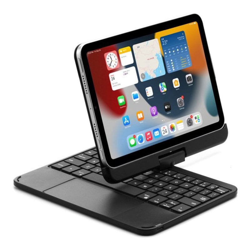Royal Bailey T83s Funda Con Bluetooth Teclado Para Ipad Mini 6 Negro