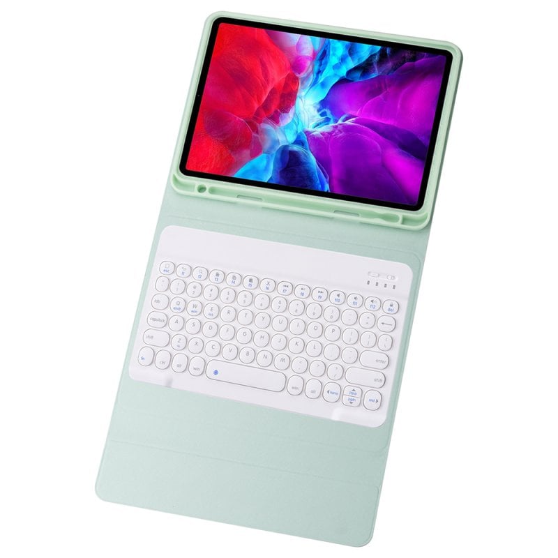 Royal Bailey Ym006 Funda Con Bluetooth Teclado Para Ipad Mini 6 Verde