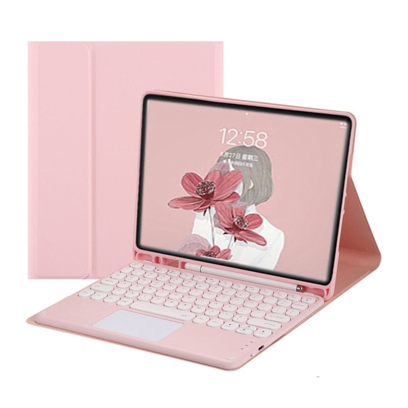 Royal Bailey Ty006c Funda Con Bluetooth Teclado Para Ipad Mini 6 Rosa