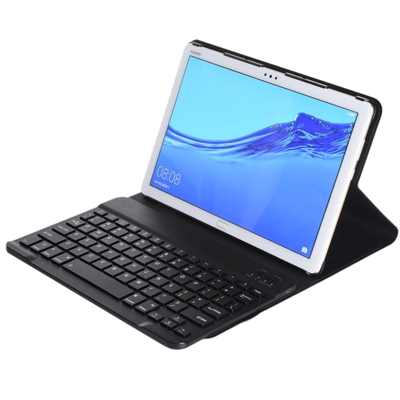 Royal Bailey P3028-1 Funda Con Bluetooth Teclado Para Huawei Mediapad M5 Lite Negro