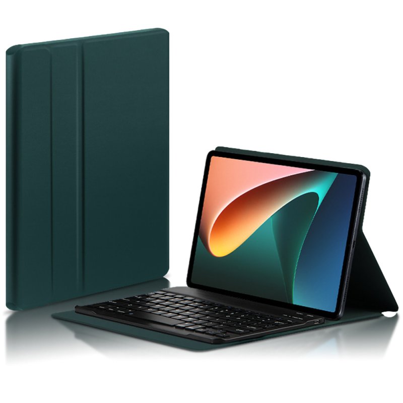 Royal Bailey Cx-m511 Funda Con Bluetooth Teclado Para Xiaomi Pad 5/pad 5 Pro 11" Verde