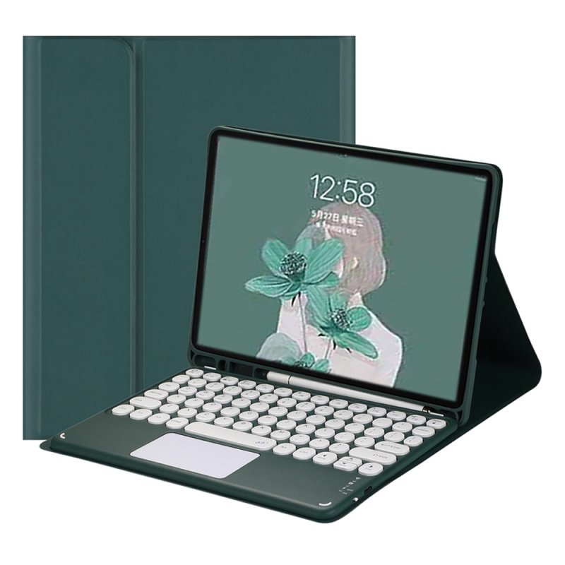 Royal Bailey Ty405c Funda Con Bluetooth Teclado Para Ipad Mini 1/2/3/4/5 Verde