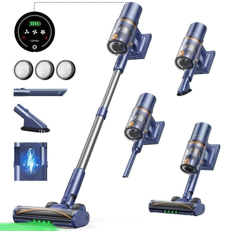 Aspirateur sans Fil Autrucker 75000pa 650W 90 min Batterie amovible