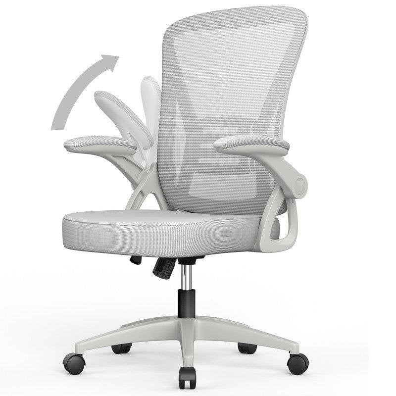Sedia da Ufficio Ergonomica Naspaluro con Ruote Grigio