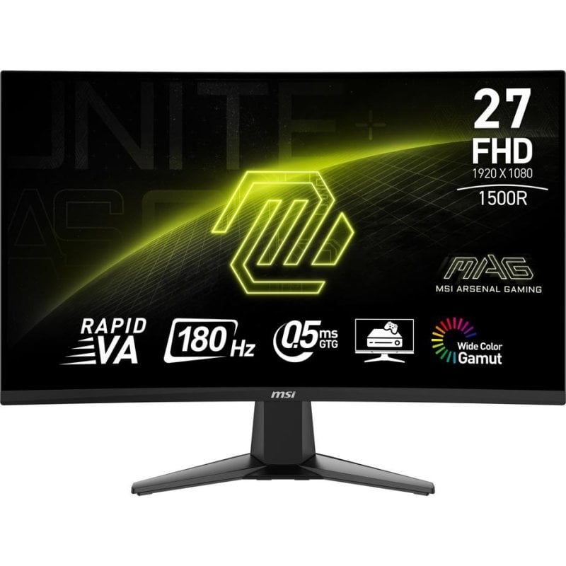Monitor MSI MAG 27C6F 27" FullHD 180Hz VA Curvo 1ms