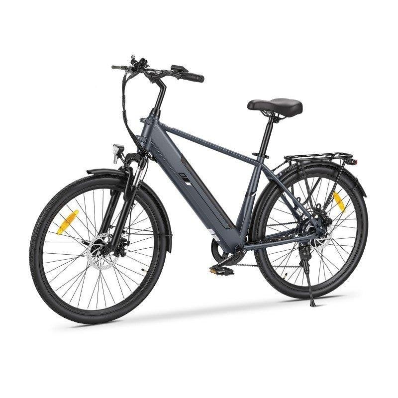 Bicicleta eletrica Touroll J2 7 Velocidades Shimano Cinzenta
