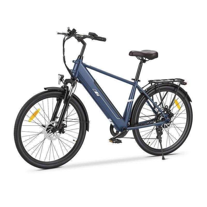 Bicicleta Elétrica Touroll J2 250W 561,6Wh 100km Shimano 7 Velocidades Azul