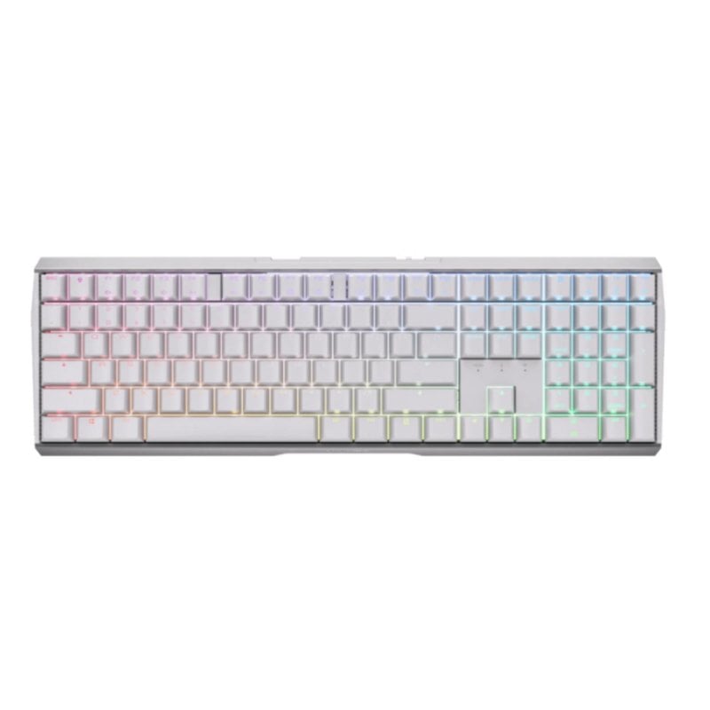 Tastatur CHERRY MX 3.0S Wireless mechanisch RGB QWERTZ deutsch weiß