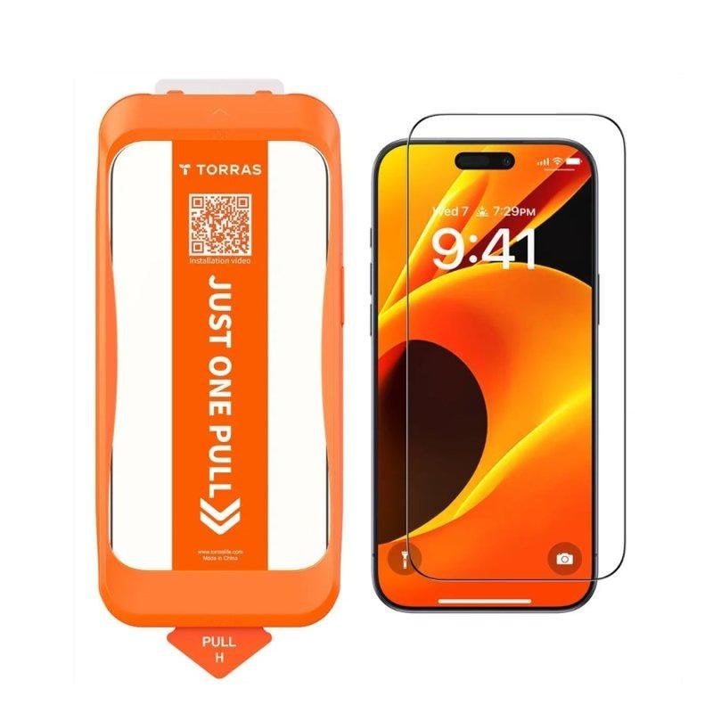 Proteggi Schermo TORRAS iPhone 17 Pro Vetro Temperato Trasparente