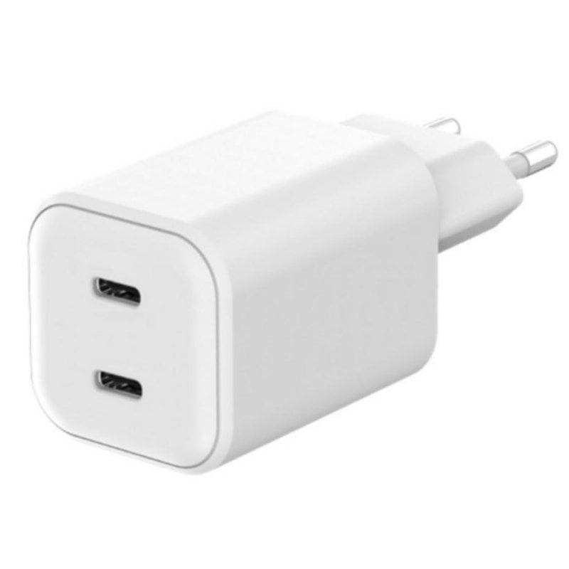 Carregador Tucano GaN 65W USB-C 2 Portas Blanc