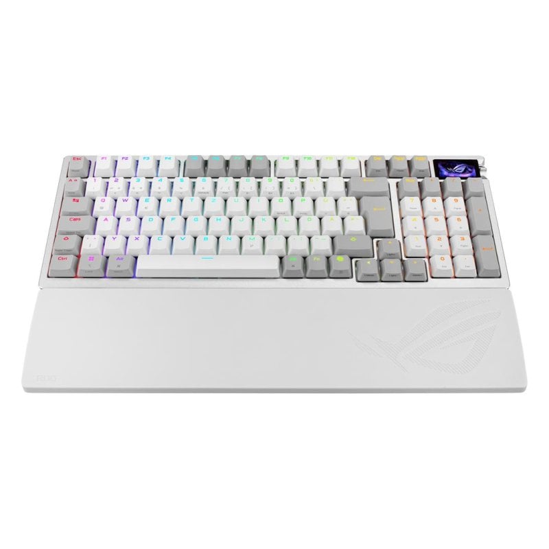 Clavier ASUS ROG Azoth 96 HE magnétique avec OLED, RGB et connexion tri-mode QWERTZ allemand