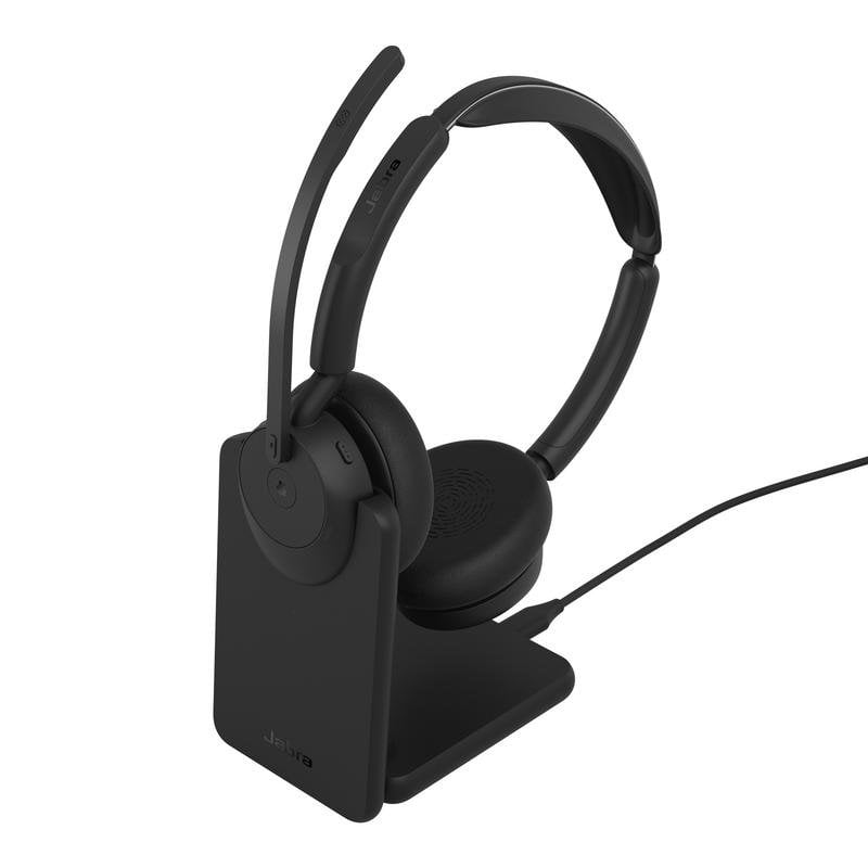 Casque Jabra Evolve3 45 sans fil Bluetooth avec annulation de bruit micro et USB C