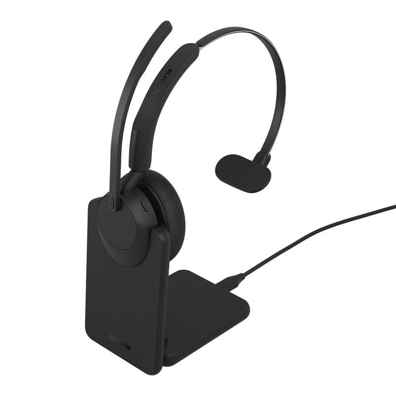 Casque Jabra Evolve3 45 sans fil Bluetooth avec annulation de bruit micro réversible USB C