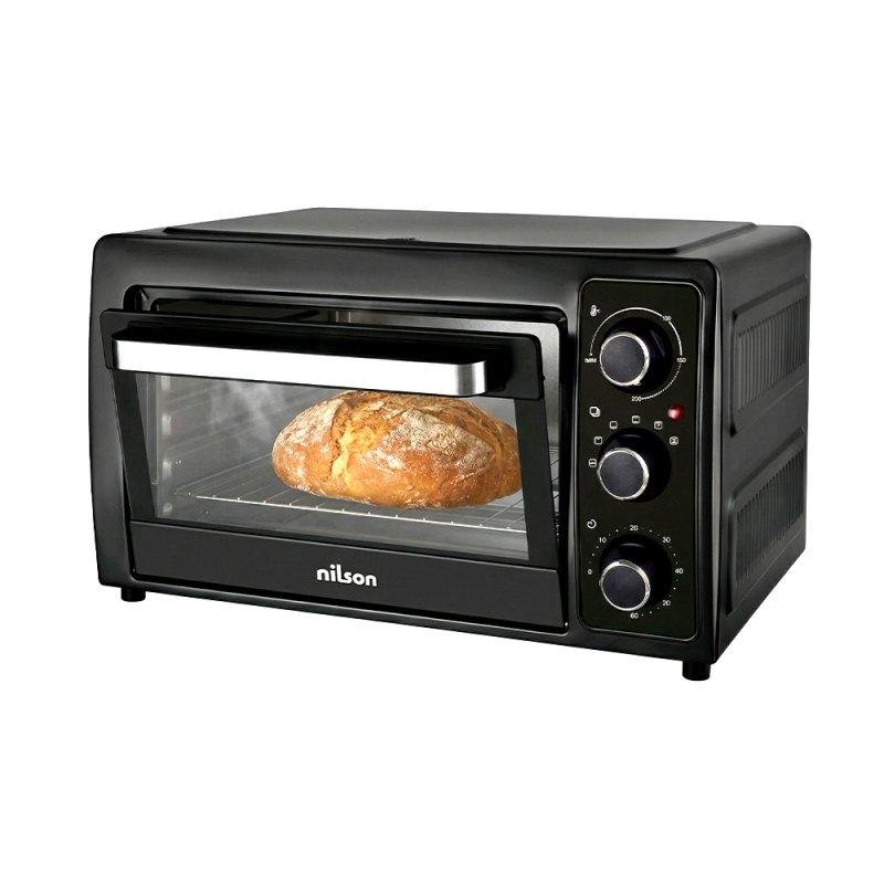 Horno Sobremesa Nilson Life 28L 1500W 5 Funciones Negro