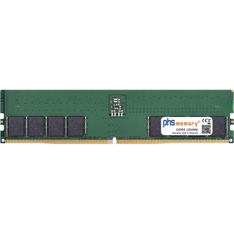 Memoria RAM PHS-memory SP624981 DDR5 5600MHz 288 pines Unbuffered 1,10 V