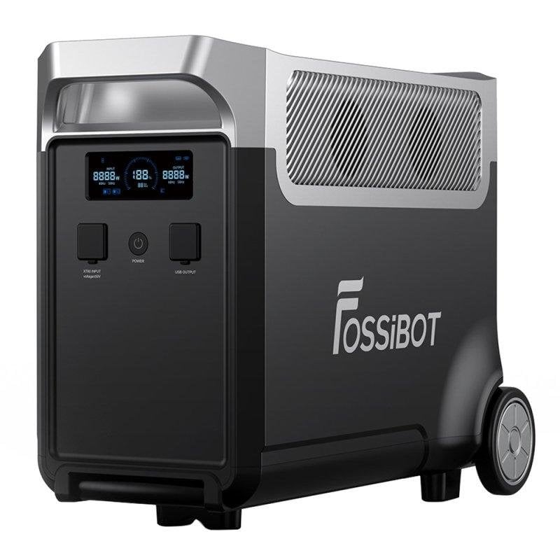 Estación de energía Fossibot FB3840 3840Wh 2 puertos USB Batería LiFePO4 Carga solar y red