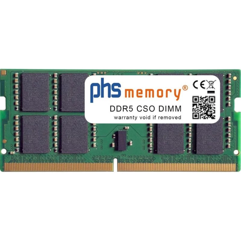 Memoria RAM PHS-memory SP624853 16GB DDR5 6400MHz SO-DIMM unbuffered