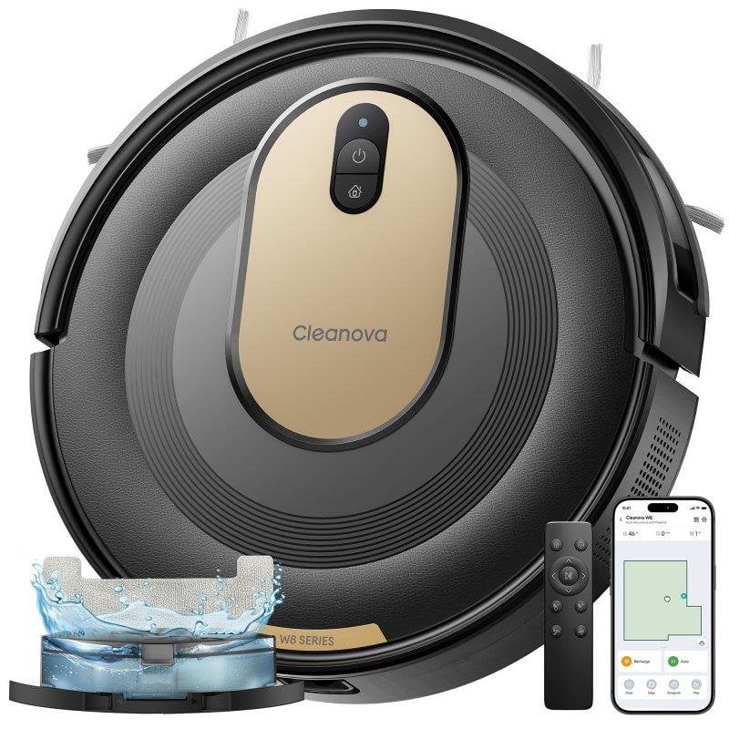 Robot Aspirador Vactidy W8 Navegación Inteligente 5.000 Pa Potente Succión